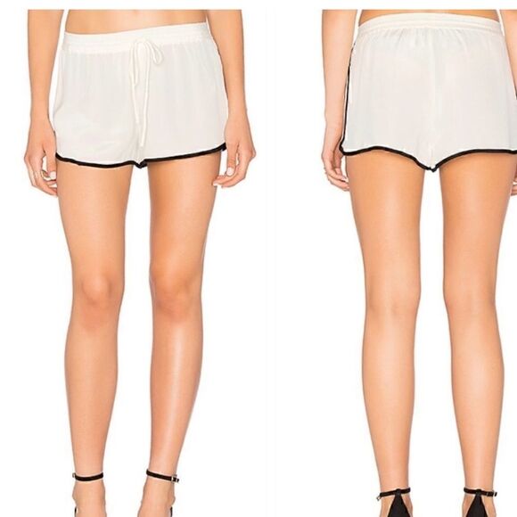 L Academie shorts Womens Sz small Silk Chiffon Elastic waist band Pull on New - Picture 2 of 12